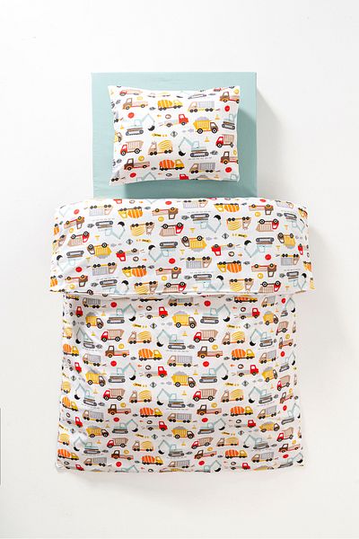 BELENAY HOME Lino 100% Cotton Baby Duvet Cover Set