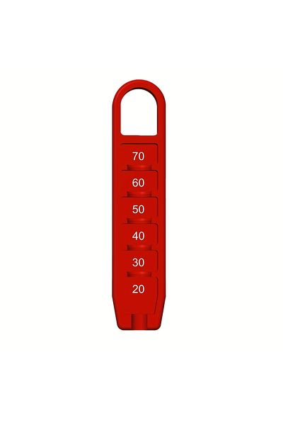 Choice Red Adjustable Golf Tee Depth Setter & Puller - Red, Easy Grip ,Precise Height Adjustment, Perfect G