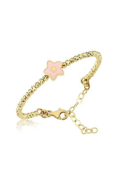 Cherry by Özkonak Pembe Yıldızlı Dorica Çocuk Kelepçesi