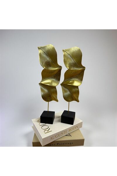 NARİBA 2'li Dekoratif Yaprak Aksesuar