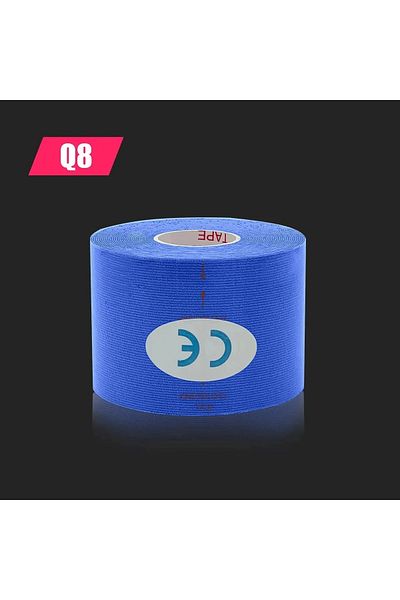 Choice 5cmX5m Dark blue 1pc Elastic Sports Waterproof Protective Tape Kinesiology Tape Athletic Bandage Mu