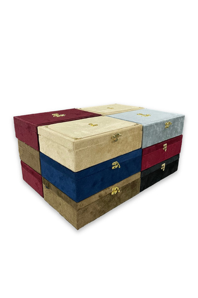 Alhadi For Oud And Saffaron Seven and Palm Velvet Oud Boxes - Dozen 12 Pieces - 1 Kilo