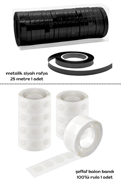 SkyPop Balon Rafya İpi ve Balon Bandı, Özel Gün, Doğum Günü, Evlilik Teklifi,...