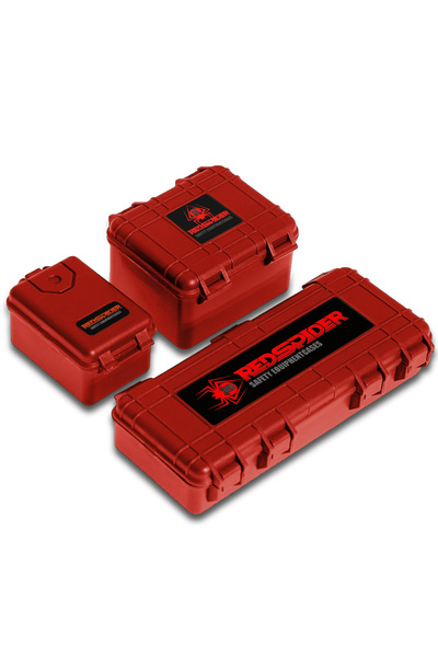 Choice 3pcs Red 3PCS 1:10 Decor Accessories Plastic Weapon Storage Box for Axial SCX10 TRX4 TRX6 D90 Tamiya