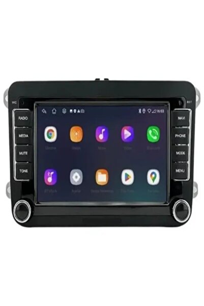 Harbass Volkswagen 7 Inç Uyumlu Düğmeli Android Carplay Multimedya 4+64