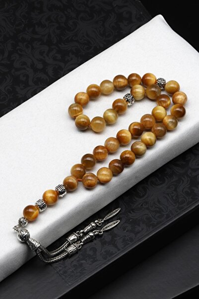 Alibaba Doğaltaş Pietre prețioase naturale ochi de tigru galben Rozari 8 mm t...