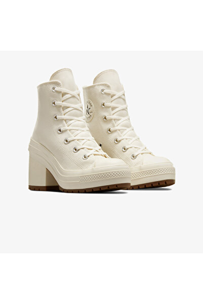 Converse Chuck 70 De Luxe Heel Kadın Krem Platform Sneaker