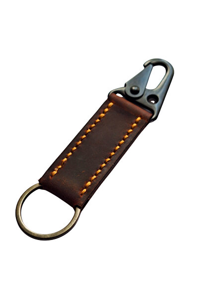 Lugus Dizayn سلسلة مفاتيح من الجلد الطبيعي، سلسلة مفاتيح من الجلد الطبيعي مع حزام