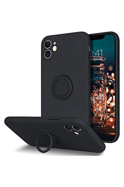 Apple Carcasă de protecție Flippy pentru iPhone 12 - Inel din silicon lichid,...