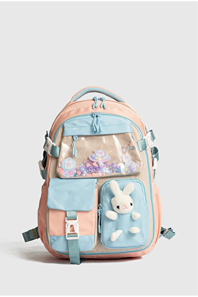 Catwins Rucsac de lux ortopedic pentru școală primară pentru fete cu ursuleț ...