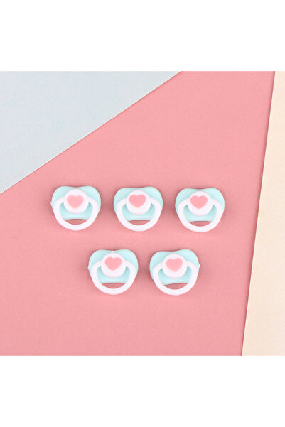 Choice 3 قطع زرقاء 1:12 بيت الدمية دمية طفل زجاجة رضاعة مصاصة لغرفة الأطفال ز...