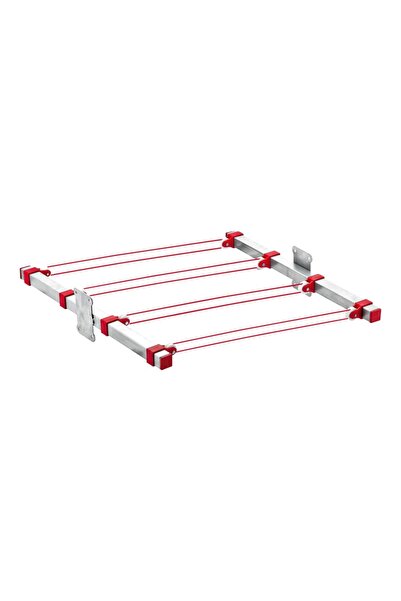 flores Μεταλλικό στεγνωτήριο ρούχων, επιτοίχιο, λευκό, 50 cm