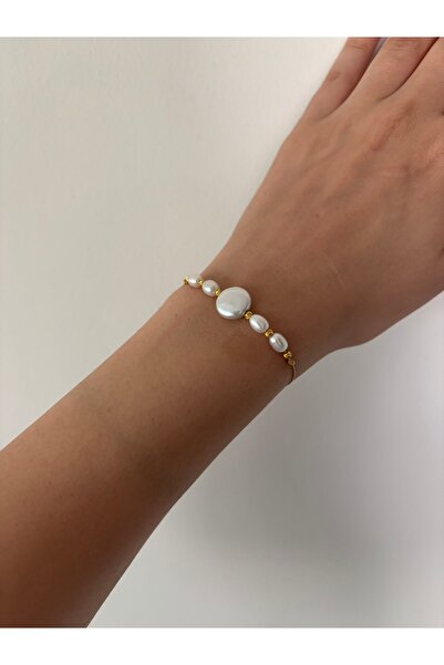 Birinci1926 Dorikalı Doğal İncili Şans Bilekliği