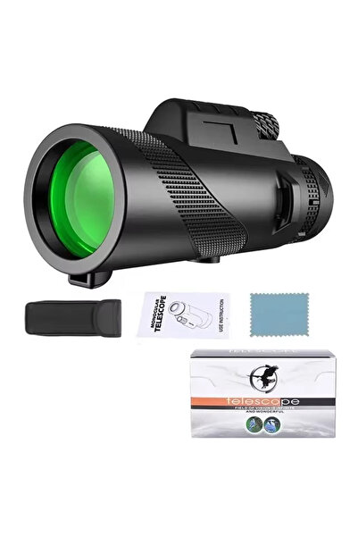 Choice تلسكوب APD-Black-80x100 محمول عالي الدقة 5000 متر قابل للطي لمسافات طو...