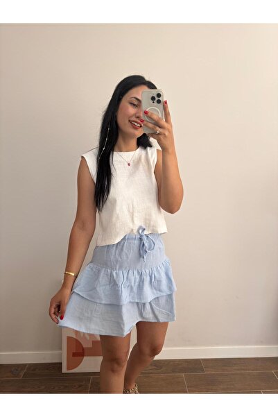 DUSOHOME Muslin Shorts Skirt