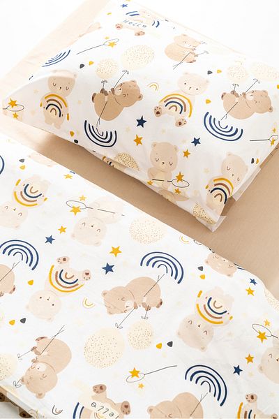 BELENAY HOME Rima 100% Cotton Baby Duvet Cover Set