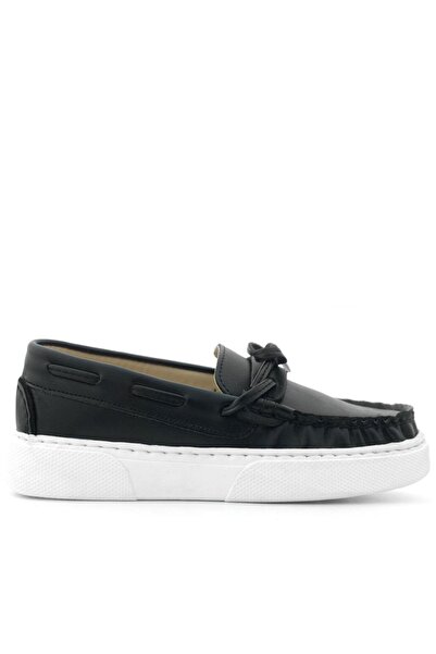 Rakerplus Black Skin Extra Light Children's Loafer Shoes