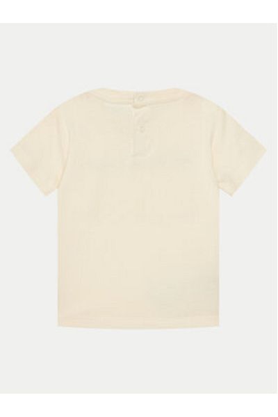 Champion Boy T-shirt and shorts set 307055 Ecru, Navy blue