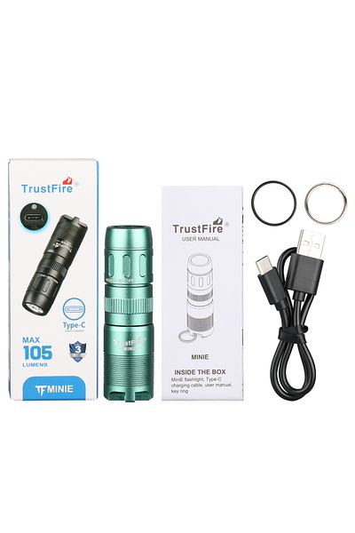 Choice CP.MINI-E-01 Trustfire MINIE Mini Magnetic Waterproof LED Flashlight - Portable Rechargeable Keychai