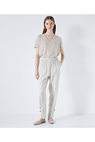 İpekyol Pants with button accessories