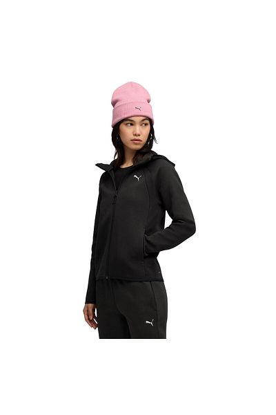 Puma 688141-01 Evostripe Full-Zip Hoodie Women's Jacket Black