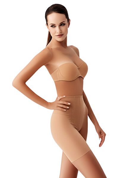 vory Women's Corset Laser Cut Seamless Gathering High Waist Vr. Nw.36.92.K10.Y09.Y09