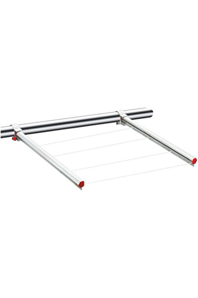 flores Uscator rufe cu prindere pe teava, argintiu, 42 cm