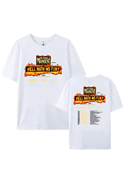 Tarzsokak قبعة بيضاء BU ANDA HELL NO Fur Tur Rock Band مطبوعة على طراز الهيب هوب