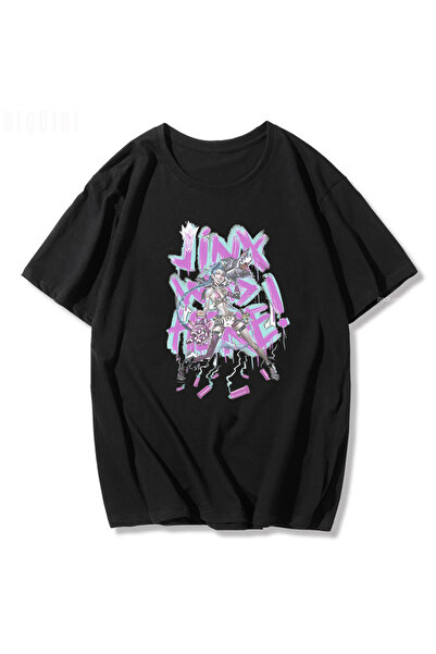 Tarzsokak Crni Jinx Arcane Majmun Anime Cosplay Majice Unisex Grunge Estetski %