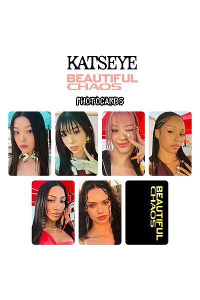 Kpop Dünyasi Katseye''Beautiful Chaos'' Photocards Set 1