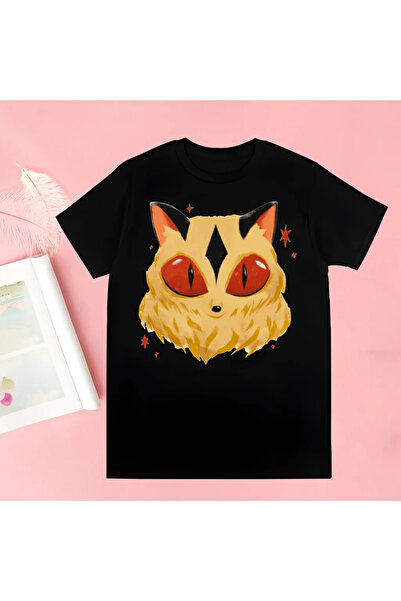 Tarzsokak تيشيرت أسود إينوياشا مطبوع جديد صيفي جديد