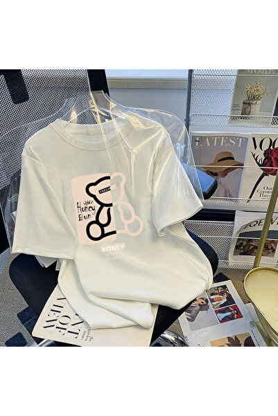 Tarzsokak تي شيرت أبيض ماركة Vintage Summer Street Graphic