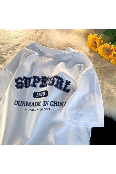 Tarzsokak Λευκό Ort Sve με στάμπα American Sle για ζευγάρια, Top Five Quarter...