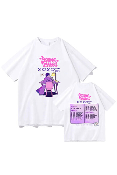 Tarzsokak Alb YoungMiko XOXO tur baby Miko cântăreață imprimeu raha