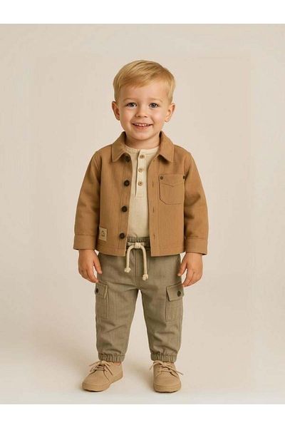 Zekids Baby Boy Triple Jacket Pants Set