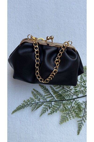 EG-BAGSS klipsli, burslu, yumuşak dokulu,kadın çanta