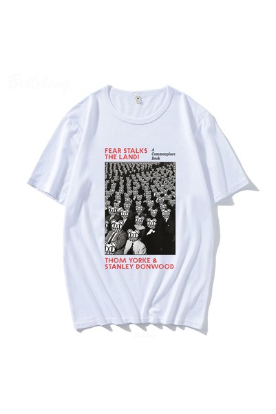 Tarzsokak Beli Radiohead majice za decu, rok, hip hop, letnje majice K