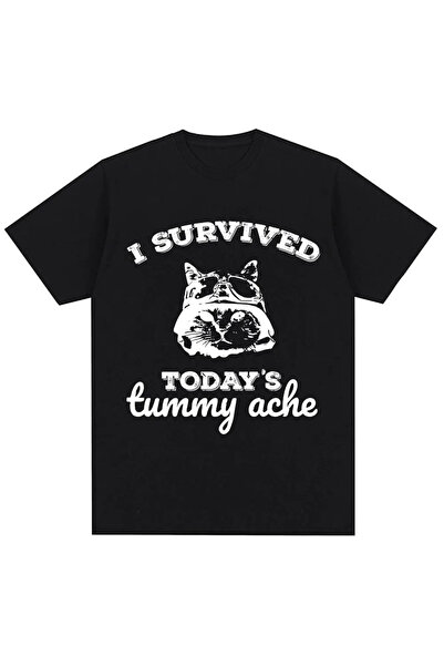 Tarzsokak قطة مضحكة Meme أسلوب فكاهي قديم تي شيرت بلاك بين يارد لوك