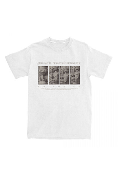 Tarzsokak Λευκό μπλουζάκι Grace Vanderwaal CHILDSTAR Άλμπουμ / Ανδρικό Unisex...