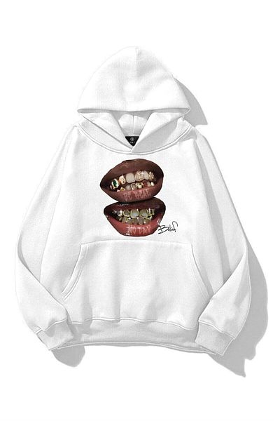Trendiz Women's Belief Sweatshirt White