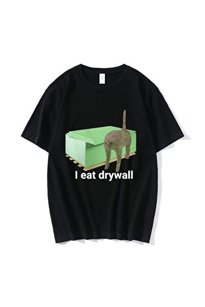 Tarzsokak Черно Ям гипсокартон Забавен сладък котешки зърно Графика