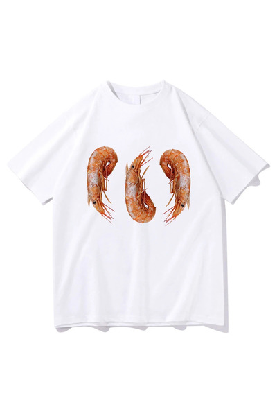 Tarzsokak Tricou alb Gil Just 86'd Fish Octopus Chef Funny/ Harajuku Summer T...