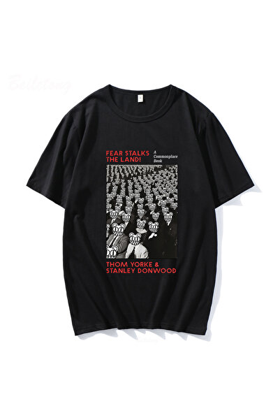 Tarzsokak Siyah Radiohead Tler lu Çocuk Rock Boy Hip Hop Tops Yaz Tees K
