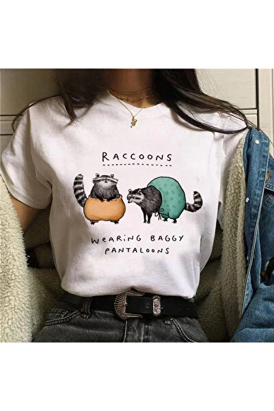 Tarzsokak Topuri Harajuku cu imprimeu distractiv de vară cu porcușor de Guine...