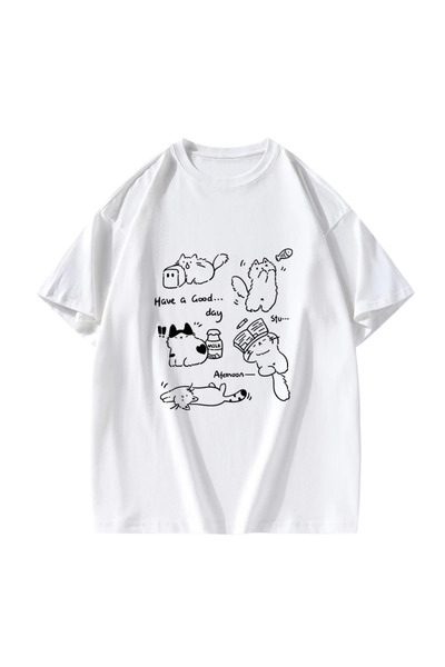 Tarzsokak Noua tendință de vară cu jumătate de mânecă pentru pisici americane...