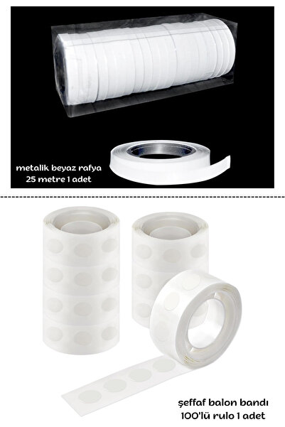 SkyPop Balon Rafya İpi ve Balon Bandı, Özel Gün, Doğum Günü, Evlilik Teklifi,...