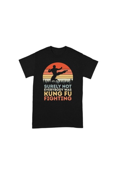 Tarzsokak Crni smešni kung fu retro dizajn borilačkih veština Nije bezbedno z...