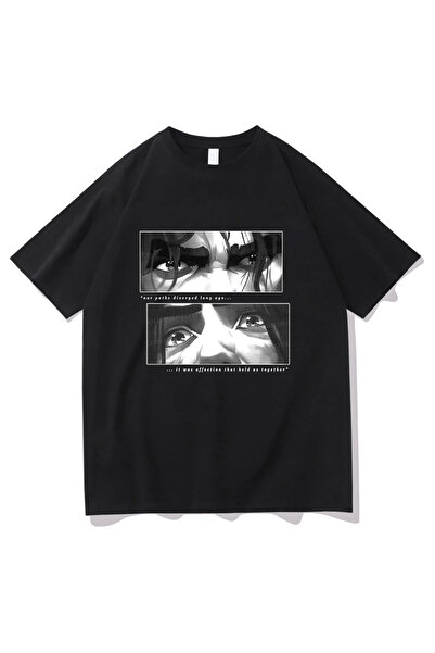 Tarzsokak Siyah Jayce X Viktor Arcane Tshirt Vintage Anime/ Harajuku Unisex Ü...