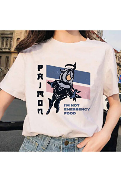 Tarzsokak بيمون جينشين وايت ناجح فينتي شياو دياون ديشيرت كايا كارتون