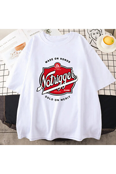 Tarzsokak Tricou alb cu imprimeu grafic fără trigger - cămașă Ropa Mujer